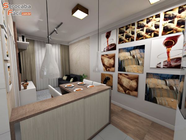 Apartamento em Cidade Jardim, Sorocaba - Excelente apto - cód 2228 - 1 dorm. - Foto 2